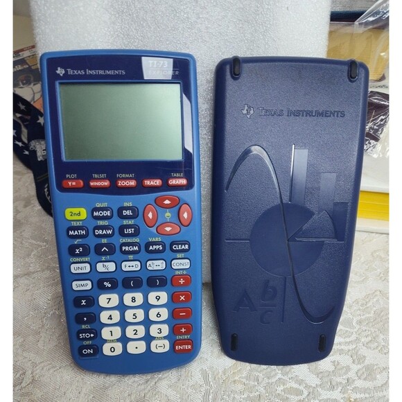 Texas Instruments TI-73 Explorer Graphing Calculator Tested Working w cover - Picture 10 of 11